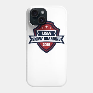 USA Snow Boarding Pyeongchang 2018! Phone Case