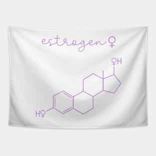 Estrogen Female Hormone Chemical Structure Tapestry
