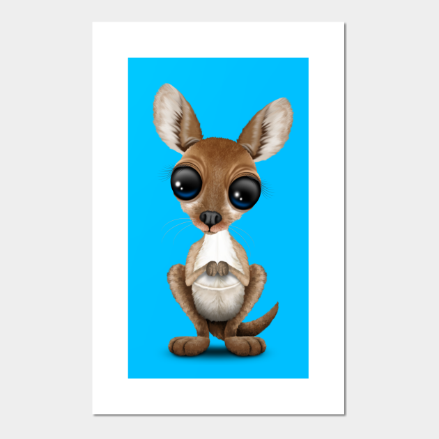 Cute Baby Kangaroo - Baby Kangaroo - Posters and Art Prints | TeePublic Cute Baby Kangaroo - Baby Kangaroo - Posters and Art Prints | TeePublic