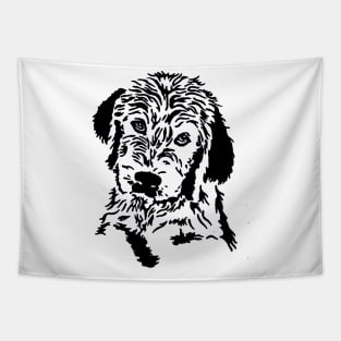 Labradoodle Face Tapestry