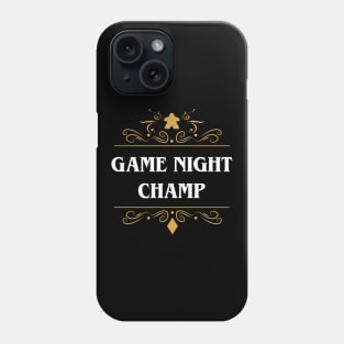 Board Games Game Night Champ Phone Case