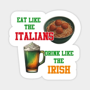 Italian Irish Humor Magnet