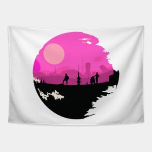 Pink Planet Tapestry