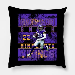 Harrison smith || minnesota vikings Pillow