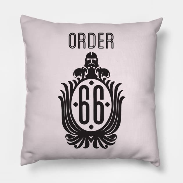 Order 66 Pillow by BeepBoopBeep Clothing, Co.