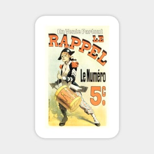 Le Rappel French Drummer Boy Art Nouveau Jules Cheret Magnet