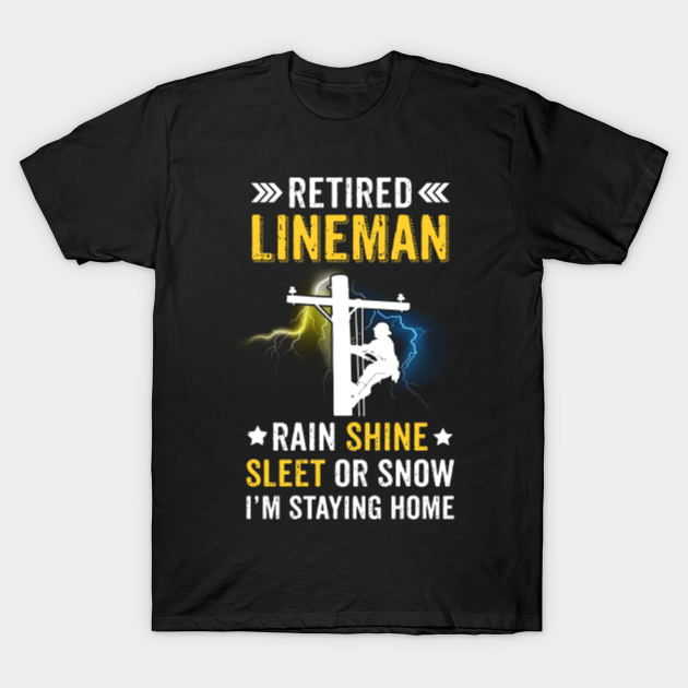 retired lineman shirts