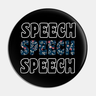 Speech Language Pathologist Pin