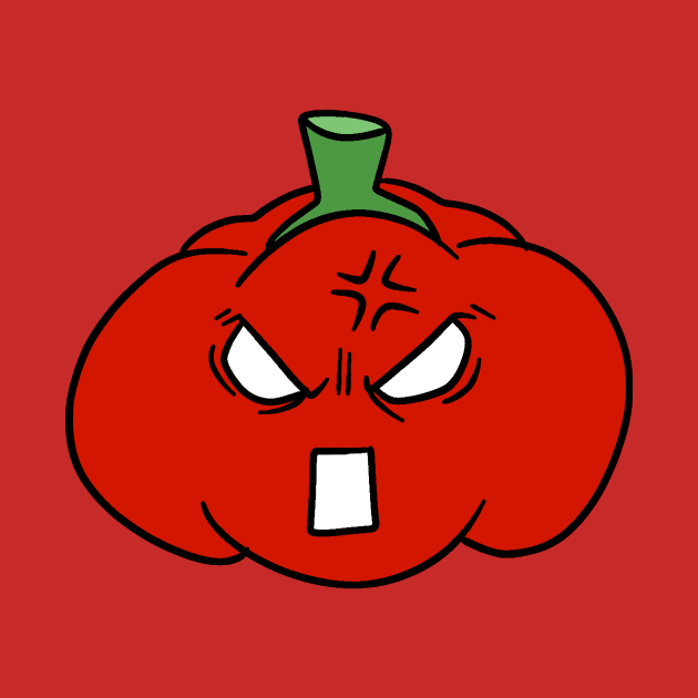 Angry Red Pepper by saradaboru