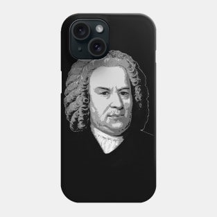 Johann Strauss Black and White Phone Case