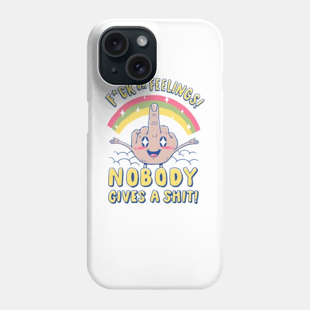 Nobody Gives a Sh*t! Phone Case by Vincent Trinidad Art