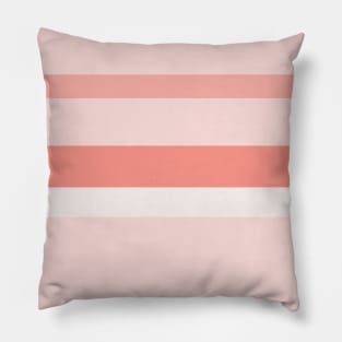 A limited assortment of Isabelline, Pale Pink, Melon (Crayola) and Peachy Pink stripes. Pillow