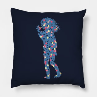 Flowers and Girls' Joy Pillow