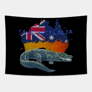 Save Australia Crocs Tapestry