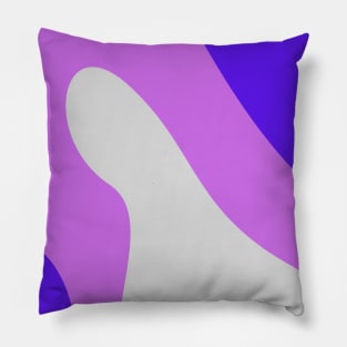 Boho abstract swirl pattern Pillow