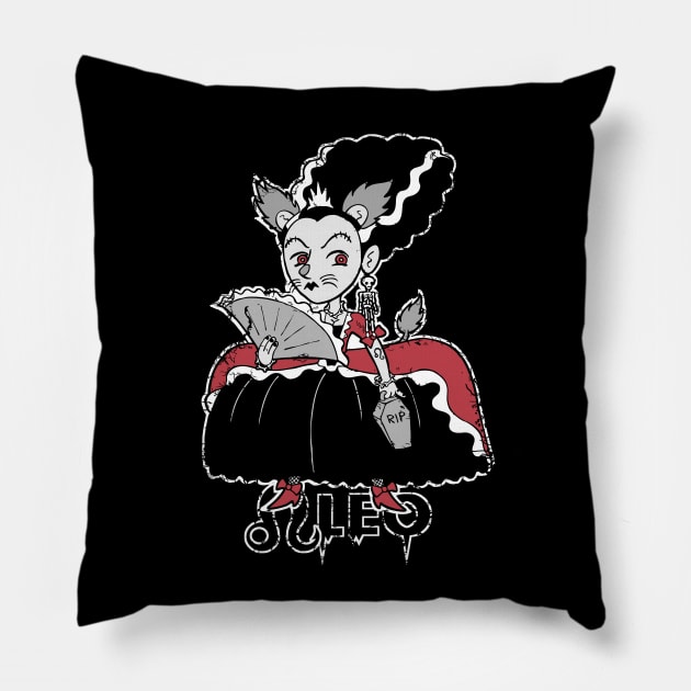 Creepy Cute Zodiac - Leo 1.0 Pillow by NerdsyAeon