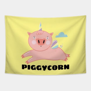 Piggycorn - Pig Pun Tapestry