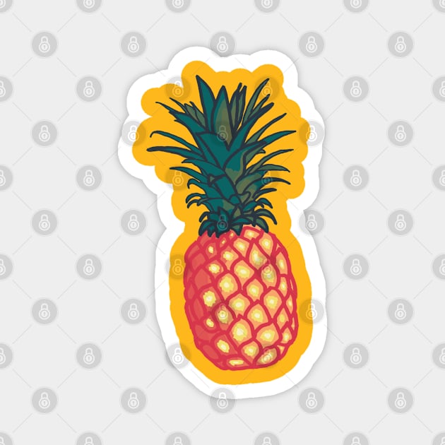 Pineapple Magnet by eveline