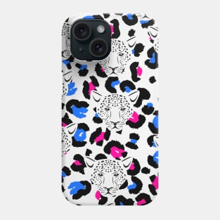 Beautiful Jaguar Animal Print Neon Colors Phone Case