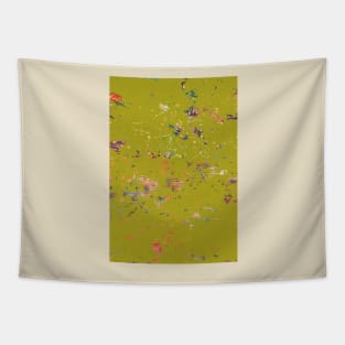 Moss Green Bohemian Fiber Art Tapestry