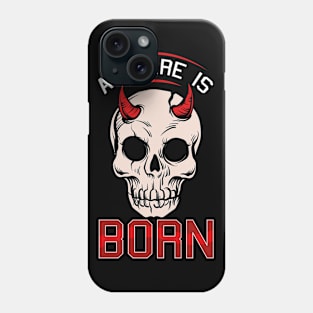 Scary Halloween Skeleton Skull Head Horror Trick Or Treat Phone Case