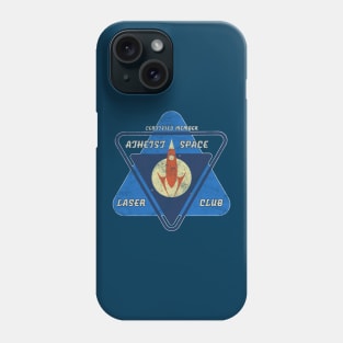 Atheist Space Laser Club - distressed Phone Case