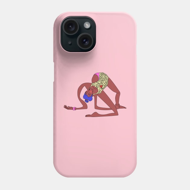 Pilates Phone Case by Roni Kane