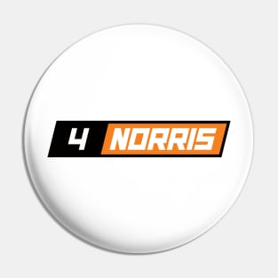 Lando Norris 4 F1 Driver Pin