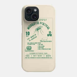 Cicely Mosquito Festival Poster Phone Case