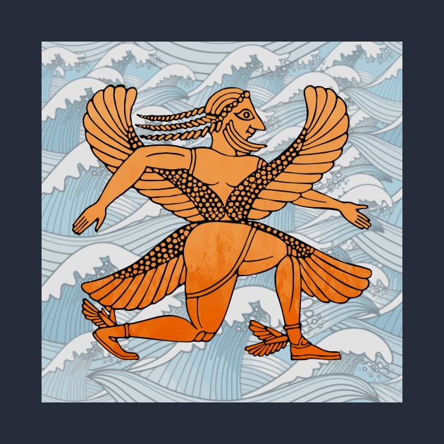 Boreas the North Wind God by Mosaicblues