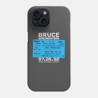 Springsteen — NJ 07.26.92 Phone Case