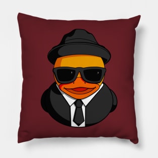 Blues Brother Rubber Duck Pillow