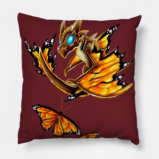 Demonarch sticker Pillow