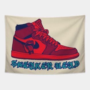 sneaker head Tapestry