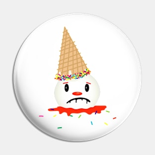 Sad Clown Cone Pin