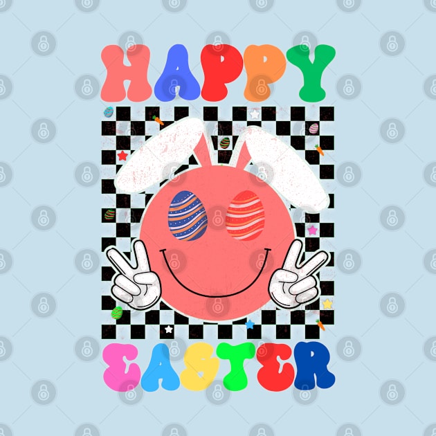 Happy Easter Bunny Rabbit Face Funny Easter Day by MetAliStor ⭐⭐⭐⭐⭐