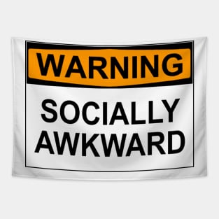 WARNING: SOCIALLY AWKWARD Tapestry