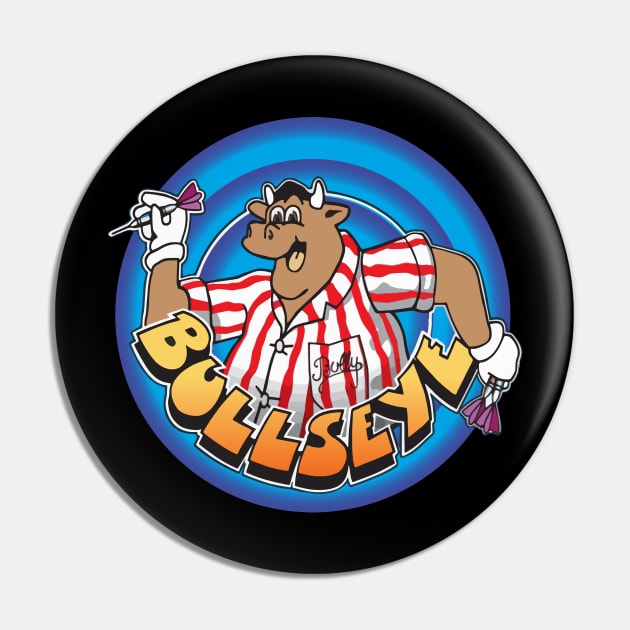 Retro Retro Bullseye Pin by Rebus28