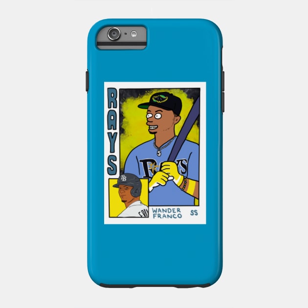 Randy Arozarena Simpsons Inspired Baseball Card Parody by cousscards T-Shirt  - Tampa Bay Rays - T-Shirt