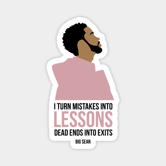 Big Sean Rap Quote Magnet by Melodik Vibe