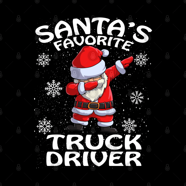 Santas Favorite Truck Driver Christmas by intelus