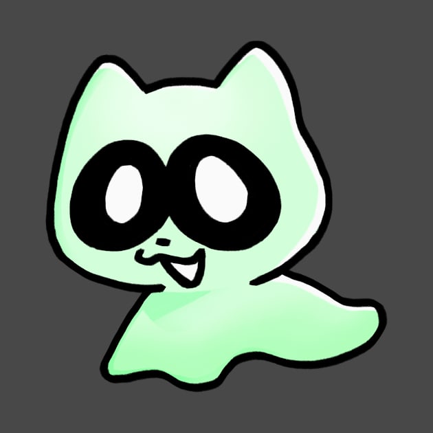 Booo Ghost Cat by Rainb0w-S0da