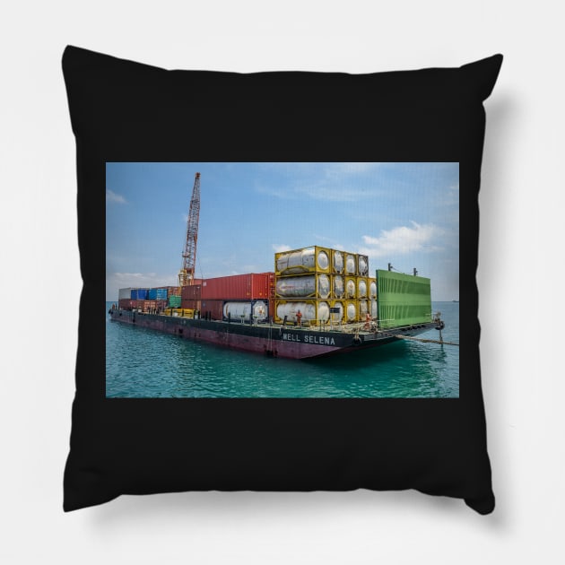 Díli Barge Pillow by fotoWerner