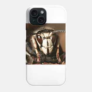 A Bald-faced hornet, Dolichovespula maculata. Phone Case