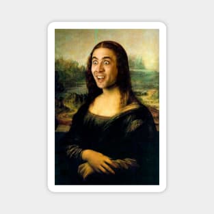 Mona Lisa ~ Nicolas Cage Magnet