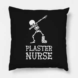 Dab dabbing skeleton plaster nurse Pillow