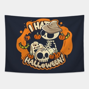 I hate Halloween Tapestry