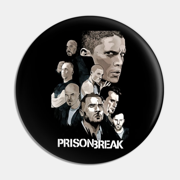 Prison Break retro Pin by tinastore