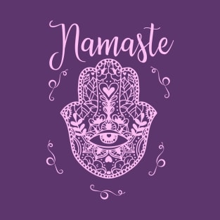 Namaste Yoga Hamsa T-Shirt