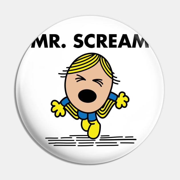 Mr. Scream Pin by irkedorc